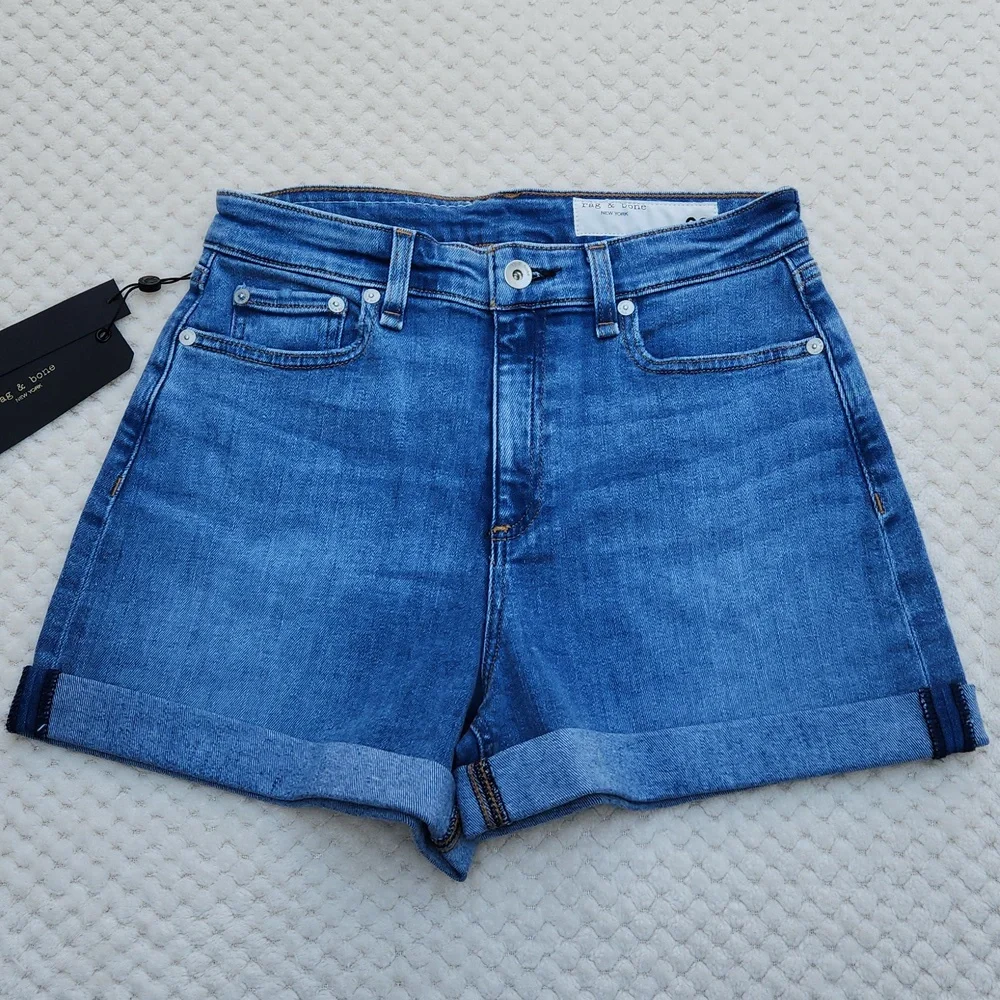 Nwt rag & bone Nina High Rise Denim Shorts - Picture 6 of 16